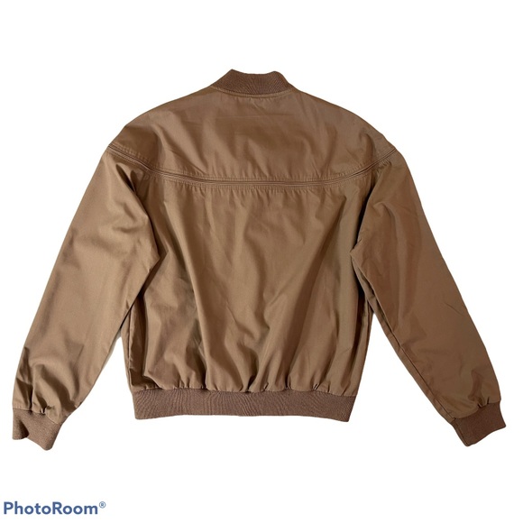 David Taylor Brown Zip Up Light Bomber Jacket M - Picture 2 of 11